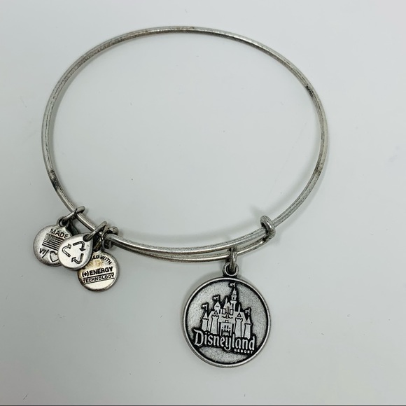 Disney Alex And Ani Bracelet - Disneyland Castle - Silver - Picture 1 of 6